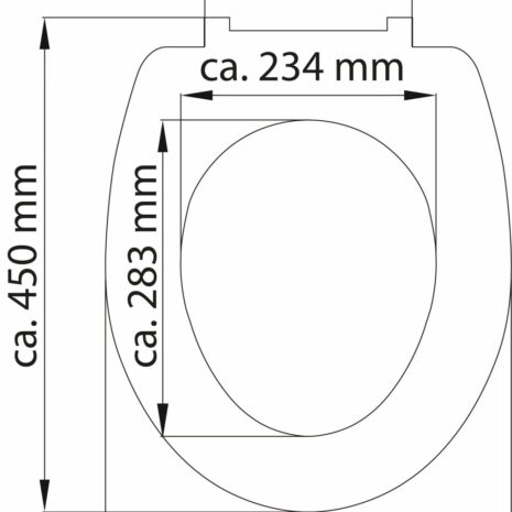 WC82584 méretek WC82584 méretek